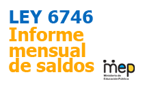 Botón Ley 6746 Informe mensual de saldos