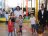 Guiselle Cruz, Ministra de Educación y niños del centro educativo