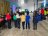 Estudiantes de todos los equipos participantes en el rally