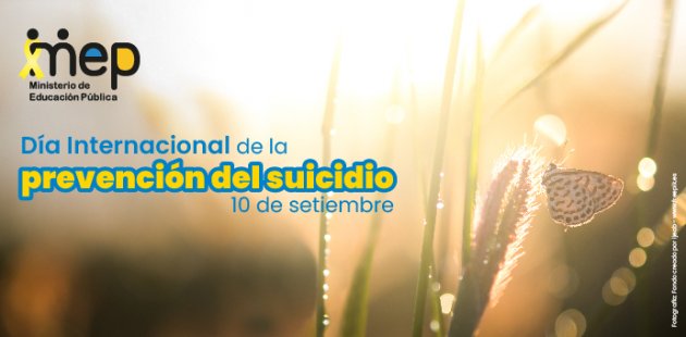 Día Internacional para la Prevención del Suicidio, 10 de setiembre.