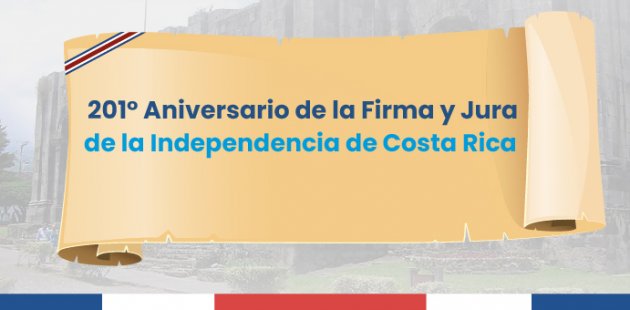 201 ° Aniversario de la Firma y Jura de la Independencia Patria.