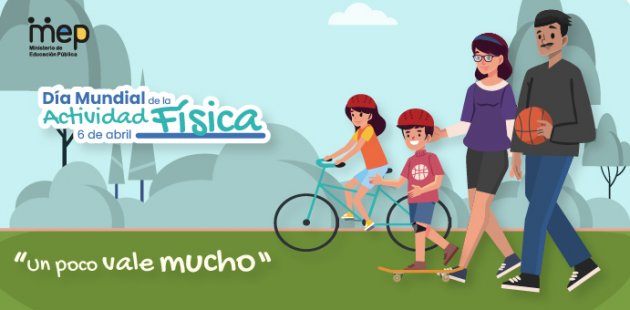 Niños y niñas, y adultos hacen ejercicios.