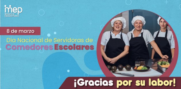8 de marzo, Día Nacional de Servidoras de Comedores Escolares