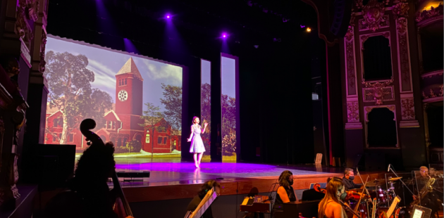 Escenario del Teatro Nacional de Costa Rica.