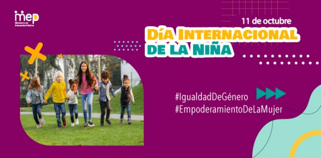 Día Internacional de la Niña, 11 de octubre. 