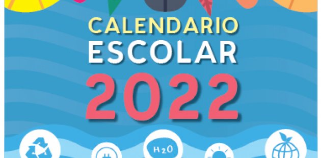 Portada del calendario escolar 2022