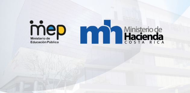 Logo MEP y Ministerio de Hacienda