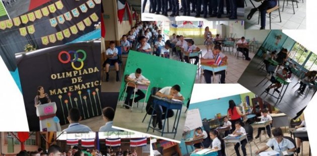 estudiantes participando en distintas etapas