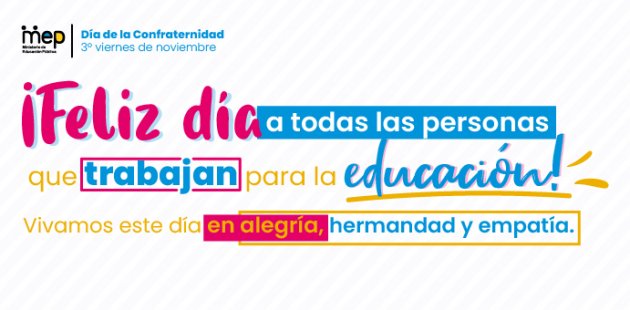 3º viernes de noviembre, Día de la confraternidad.