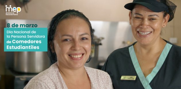 08 de marzo, Día Nacional de la persona servidora de comedores escolares