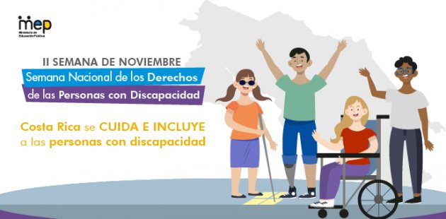 magen representa a diferentes personas con distintas discapacidades
