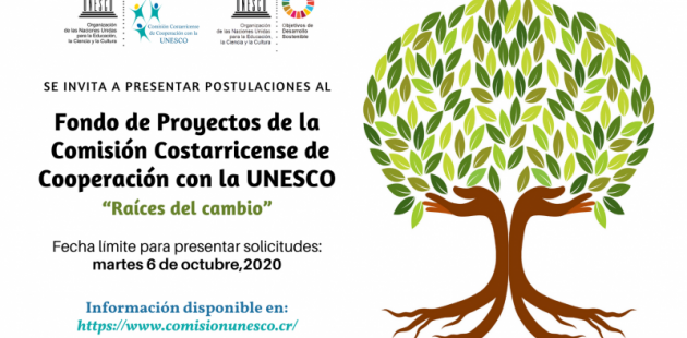 Afiche digital con la presentación de un árbol con raíces destacadas.