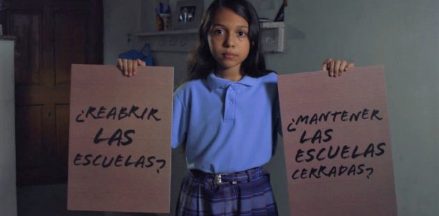 Imagen ilustrativa de la campaña #LasEscuelasPrimero