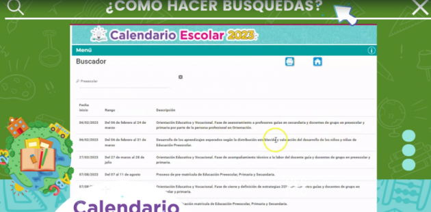 Calendario Escolar 2023