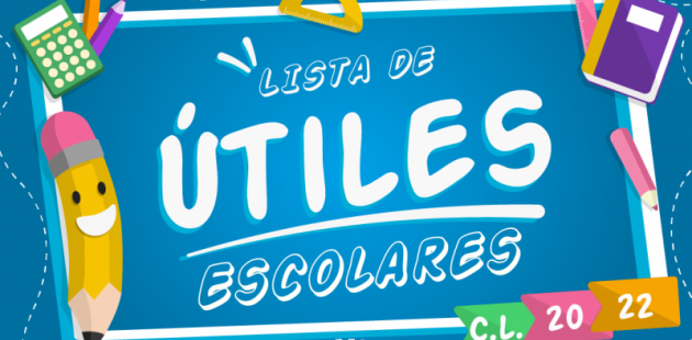 Publicación de lista de útiles como parte de los preparativos del curso lectivo 