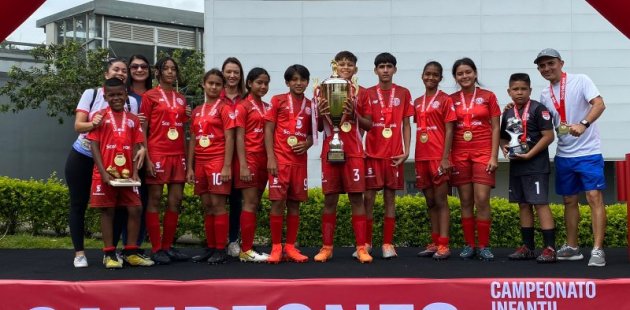 Escuela Astúa Pirie gana Campeonato de Fútbol Infantil Scotiabank-FCRF