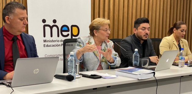 Anna Katharina Müller Castro, Ministra de Educación Pública y Viceministros