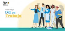 Se ilustra a diferentes profesiones representado por personas.