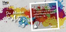 Se ilustra una pared con motas de pintura de diferentes colores, simbolos de art