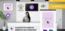 Cuaderno para ayudar a personas con Alzheimer y Parkinson
