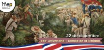 22 de diciembre, 166° Aniversario de la Batalla de la Trinidad