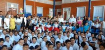 Estudiantes de la escuela de Cartagena en Santa Cruz, Guanacaste