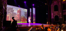 Escenario del Teatro Nacional de Costa Rica.