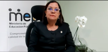 Ministra de Educación, Guiselle Cruz Maduro.