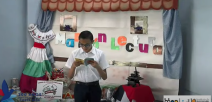 Niño de primaria lee su lectura de autor costarricense en la maratón virtual