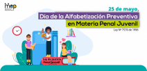 25 de mayo, Día de la Alfabetización Preventiva en Materia Penal Juvenil