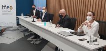 Conferencia de prensa sobre medidas contra la violencia