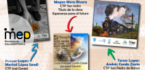 Afiche que muestra las tres primeras obras ganadoras. 