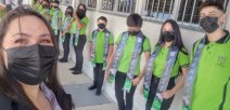 Estudiantes del Frailes de Desamparados en graduación