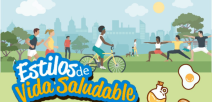 afiche digital de Estilos de Vida Saludable