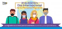 Afiche Digital que ilustra personas de diferentes naciones.