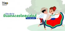 Dos personas bailando típico. 24 de julio, Día de la Guanacastequidad.