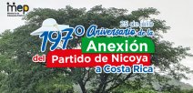 Árbol de Guanacaste. 197º Aniversario de la Anexión del Partido de Nicoya.