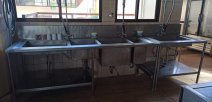 Área de Cocina con acero inoxidable 