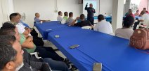 Seguridad MEP recibiendo la capacitación por parte de la Fuerza Pública