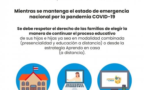 Iconos de una escuela, una computadora portátil y una pantalla