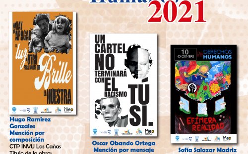 Afiches con menciones honoríficas