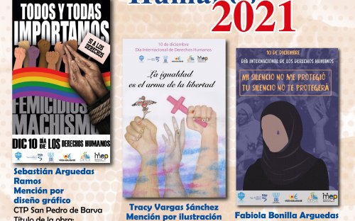 Afiches con menciones honoríficas