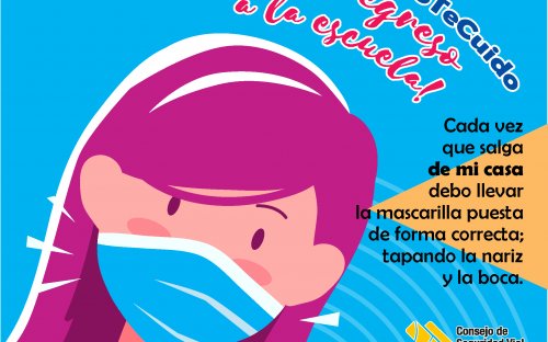 Cada vez que salga de mi casa debo llevar la mascarilla puesta de forma correcta