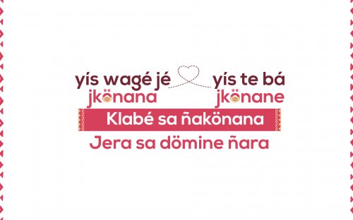 yís jé jkönana, yís te bá jkönane klabé sa ñájkönana