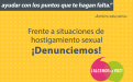 "Si estás conmigo y te portas bien, te voy a ayudar... ¡Denunciemos!