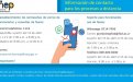 Información de contacto para procesos de distancia