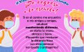 De mi casa a la escuela debo procurar no tocar las paredes, portones, postes 