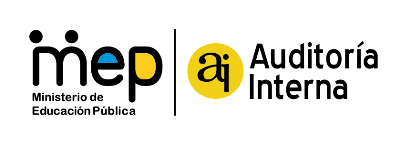 Logos del MEP y Auditoría Interna