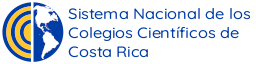 Circulo azul partido en dos una mitad corresponde al mapa de Costa Rica