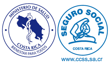 Logo de la CCSS y el Ministerio de Salud